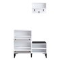 Hanah Home Zapatero Fredy Blanco y Negro